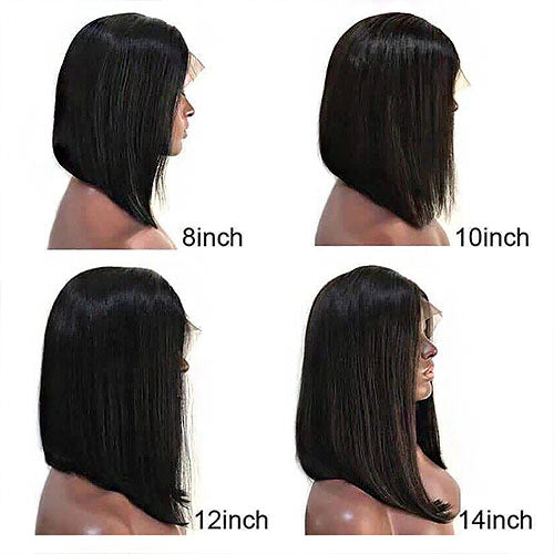 Staria Hair 13"x4" Bob Wig Transparent Lace Closure Wig #1B
