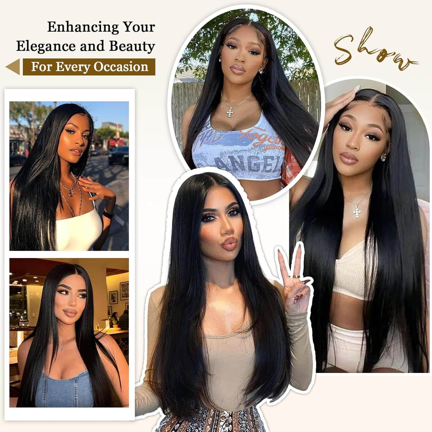 StariaHair 14-30 Inch Straight Vietnam Raw Hair Bundles #1B