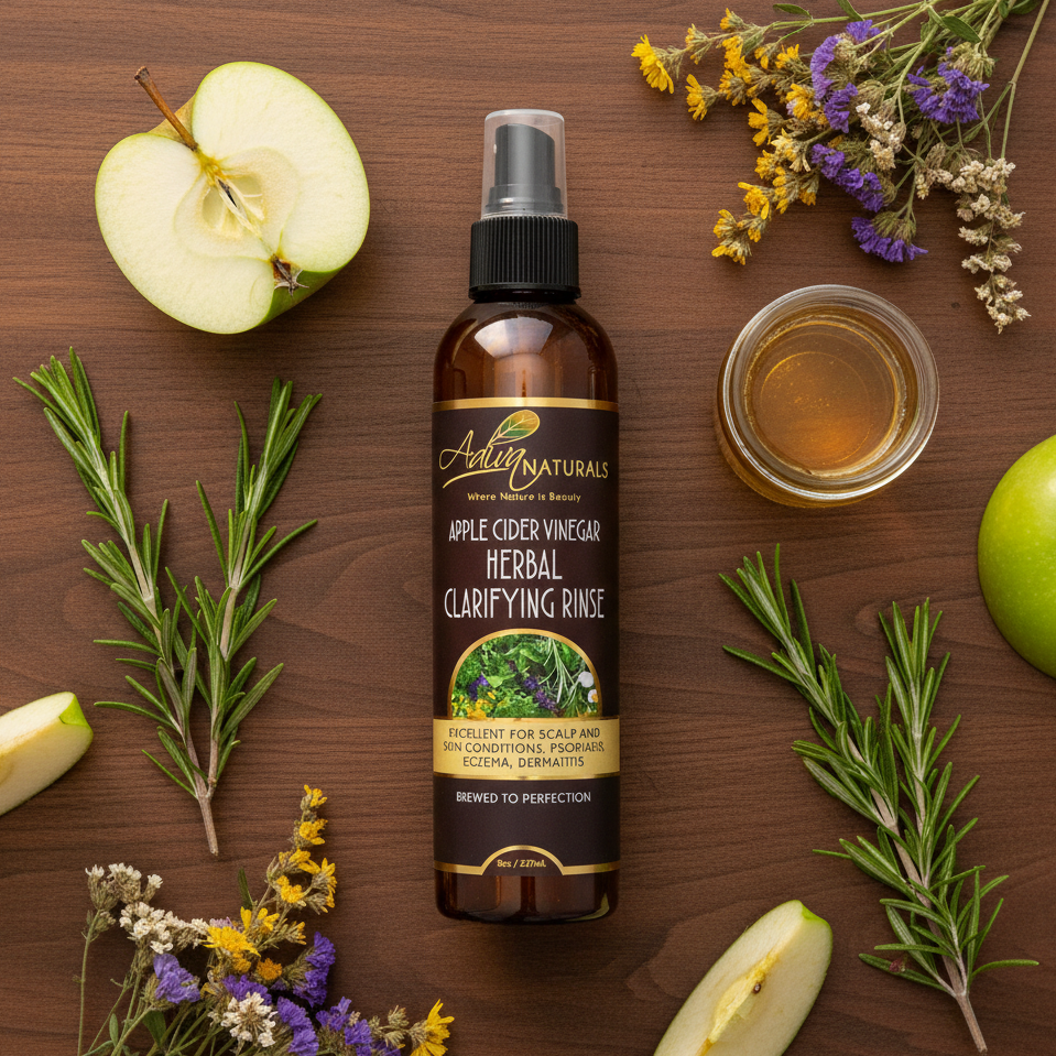Apple Cider Vinegar Clarifying Herbal Rinse 8 oz | Everyday Size