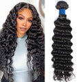StariaHair 10-30 Inch Deep Wave Brazilian Virgin Hair Bundles #1B