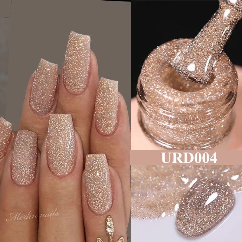UR SUGAR 15ml Jelly Milky White Translucent Color Gel Polish Semi Permanent UV Gel Nail Art Soak Off Gel Varnish Latest Fashion